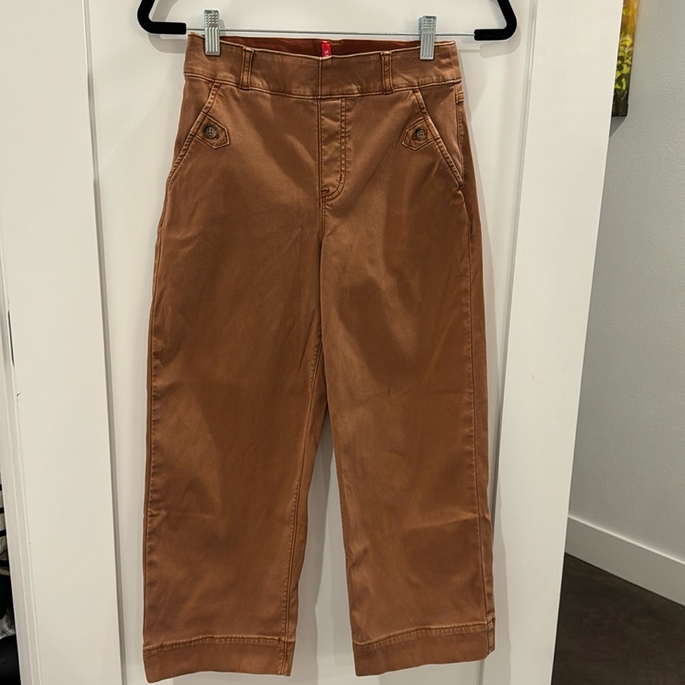 SPANXshape™ EveryWear
Cropped Wide Leg Jeans with Patch Pockets, Brown, Small